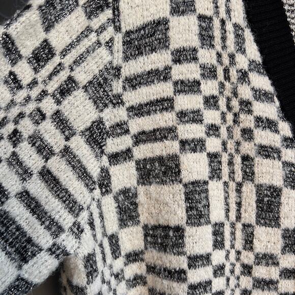 Corridor Optic Alpaca Cardigan Size L - Picture 4 of 8